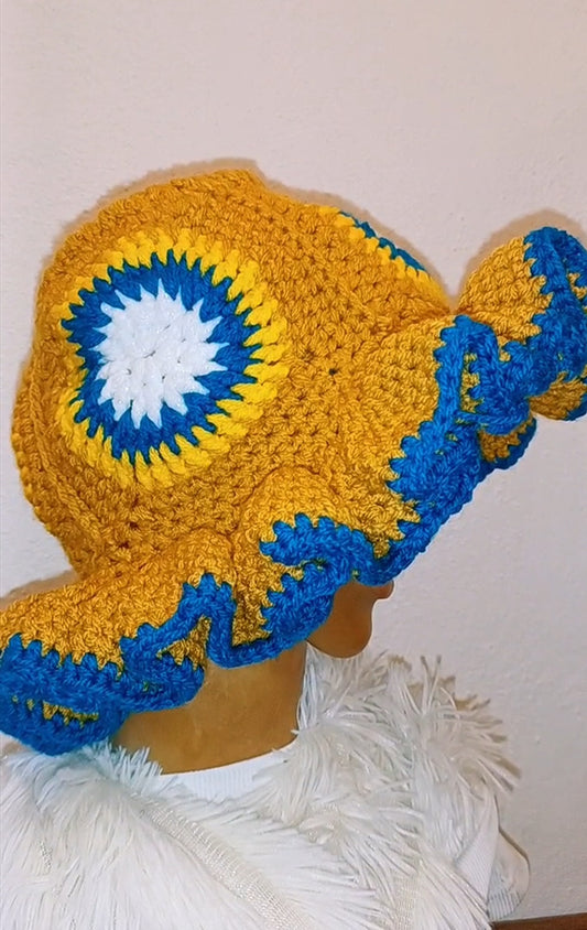 Ruffle hat